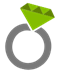 Engagement ring icon